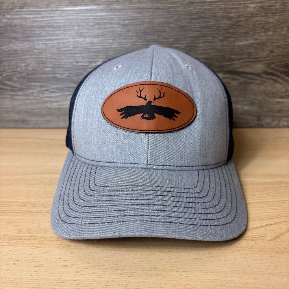 Gray Hat Cap Snap Back Hunting‎ Outdoors Adjustable